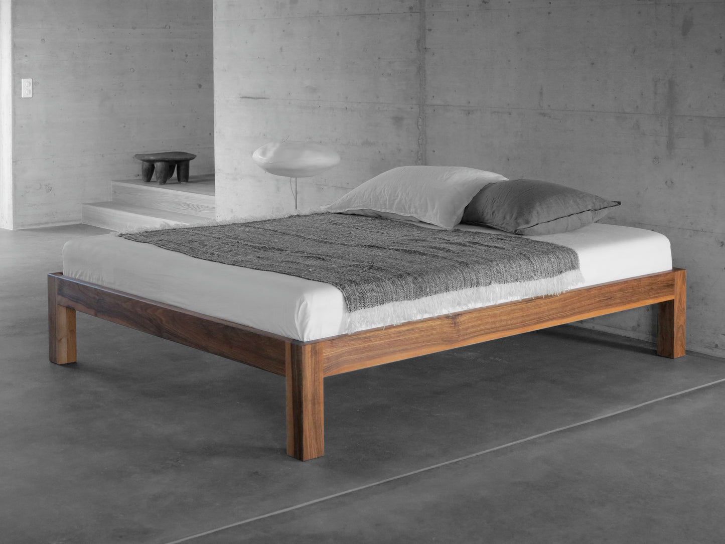 Möbelbaukurs Bett Minimal